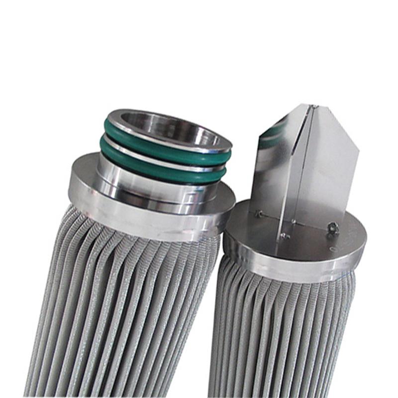 <b>High pressure 304 316 Stainless steel polymer melt Pleated candle filter</b>